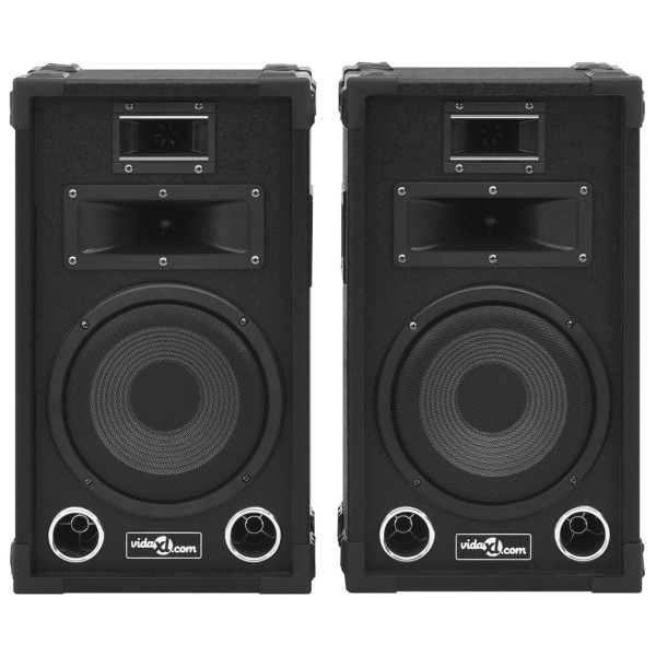 Altavoces pasivos escenario profesional hifi 2 uds 800 W negro