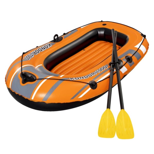 Bestway Juego de bote inflable Kondor 1000 Set 155x93 cm