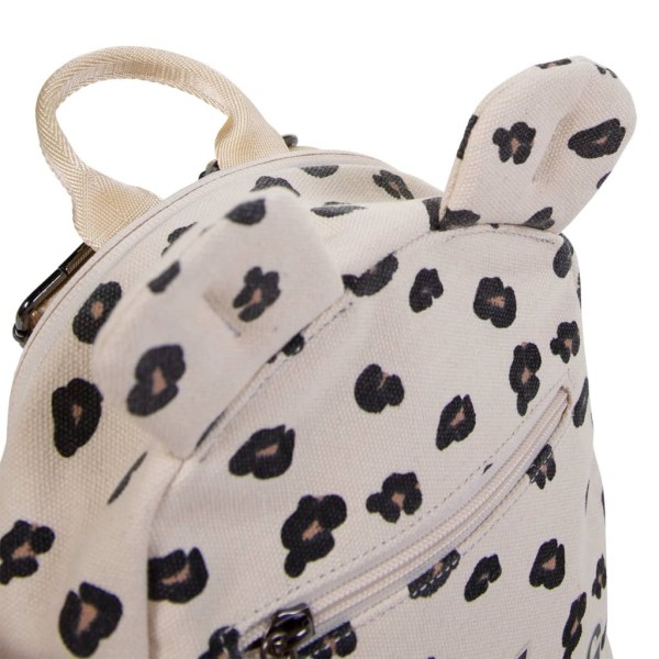 CHILDHOME Mochila infantil My First Bag lona leopardo