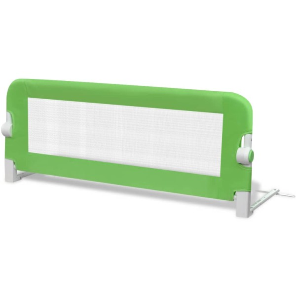 Barandilla de seguridad cama de niño 102x42 cm verde