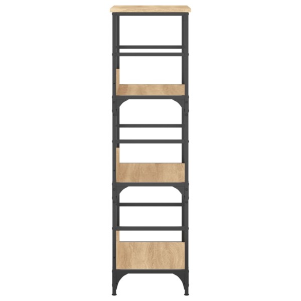 Estantería de madera ingeniería roble Sonoma 50x33x117,5 cm