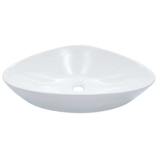 Lavabo 58,5x39x14 cm cerámica blanco