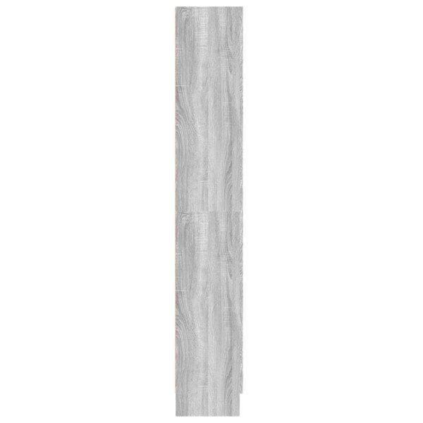 Estantería madera contrachapada gris Sonoma 82,5x30,5x185,5 cm