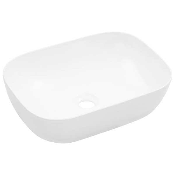 Lavabo 45,5x32x13 cm cerámica blanco