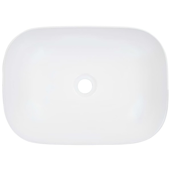 Lavabo 45,5x32x13 cm cerámica blanco