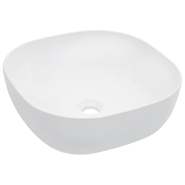 Lavabo 42,5x42,5x14,5 cm cerámica blanco