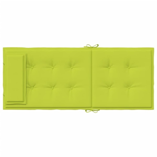 Cojines de silla respaldo alto 6 uds tela Oxford verde brillo