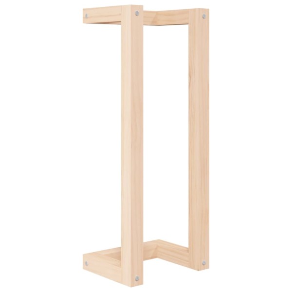 Toallero de madera maciza de pino 23x18x60 cm