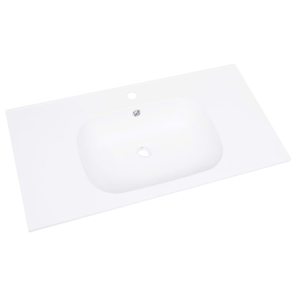 Lavabo empotrado SMC blanco 900x460x105 mm