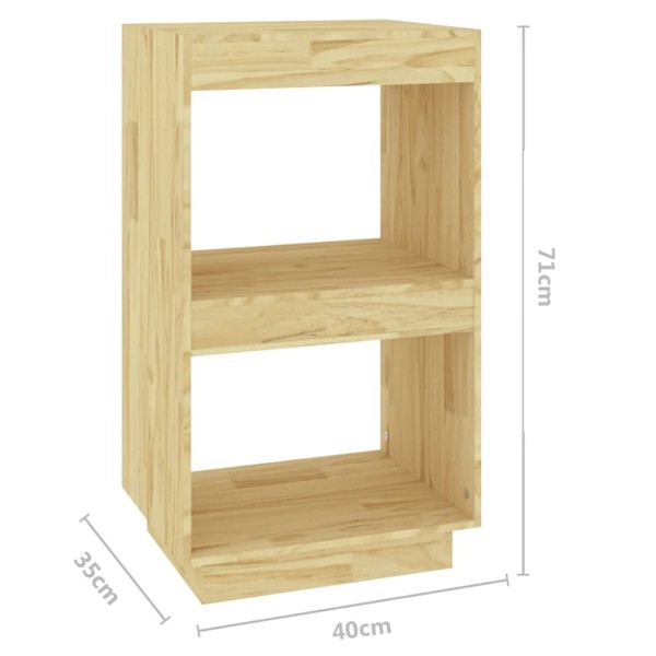 Estantería de madera maciza de pino 40x35x71 cm