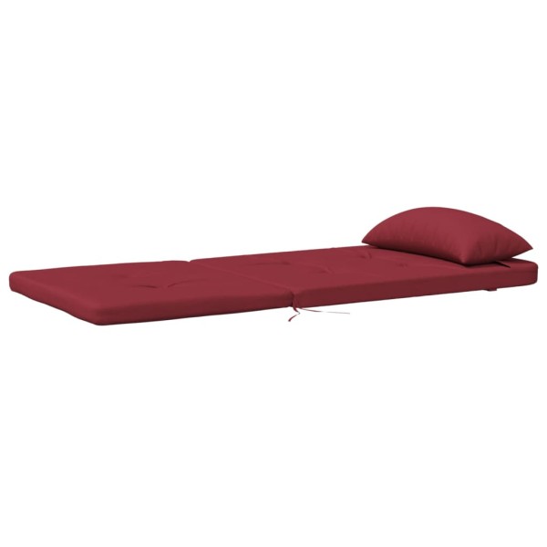 Cojines para silla Adirondack 2 uds tela Oxford rojo tinto