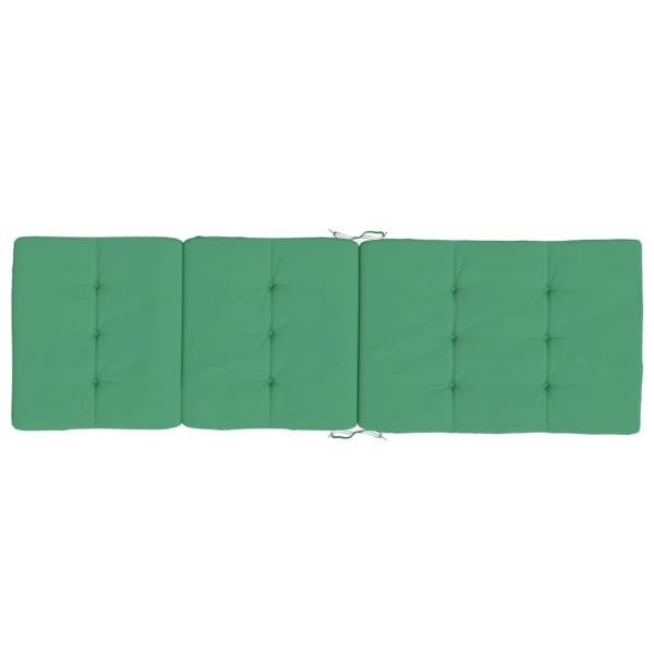 Cojines para tumbona 2 uds tela Oxford verde