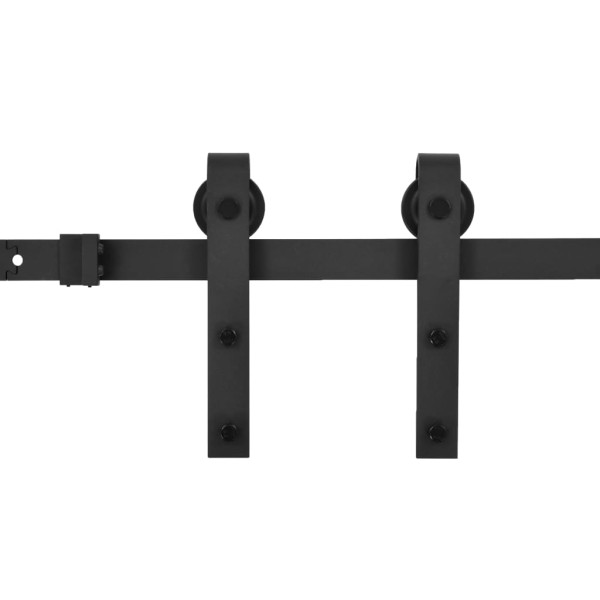 Kit de herrajes para puertas correderas SKIEN acero negro 183cm