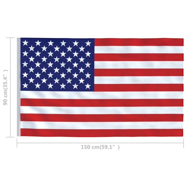 Bandera de Estados Unidos 90x150 cm