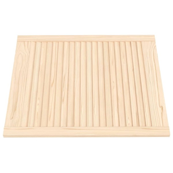 Puertas de armario de lamas 2 uds madera de pino 69x59,4 cm