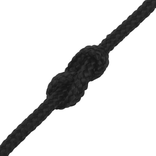 Cuerda de barco polipropileno negro intenso 2 mm 50 m