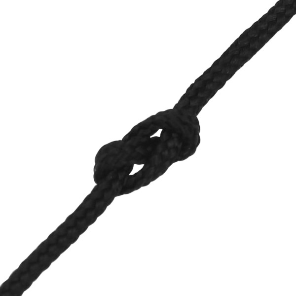 Cuerda de barco polipropileno negro intenso 4 mm 250 m