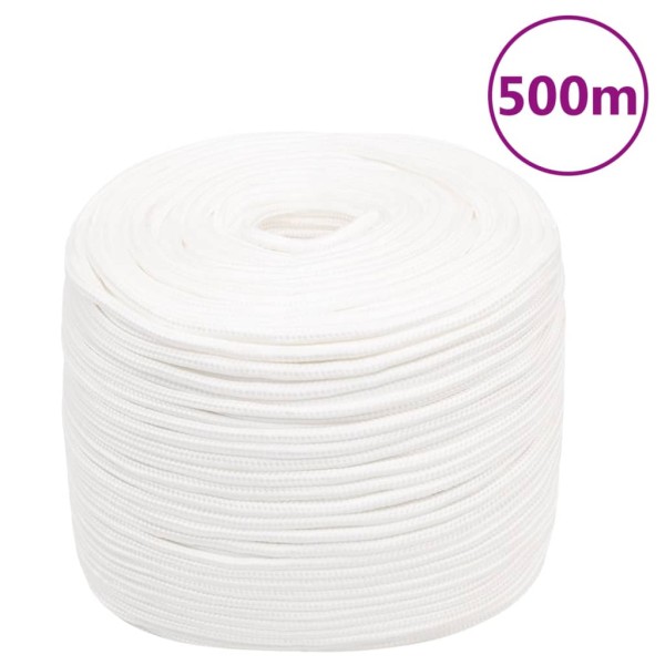 Cuerda de barco polipropileno blanco intenso 6 mm 500 m