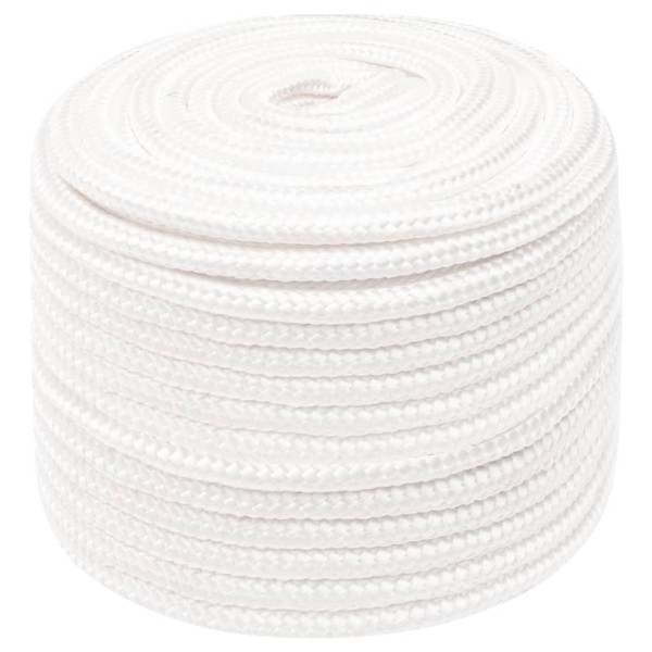 Cuerda de barco polipropileno blanco intenso 12 mm 25 m