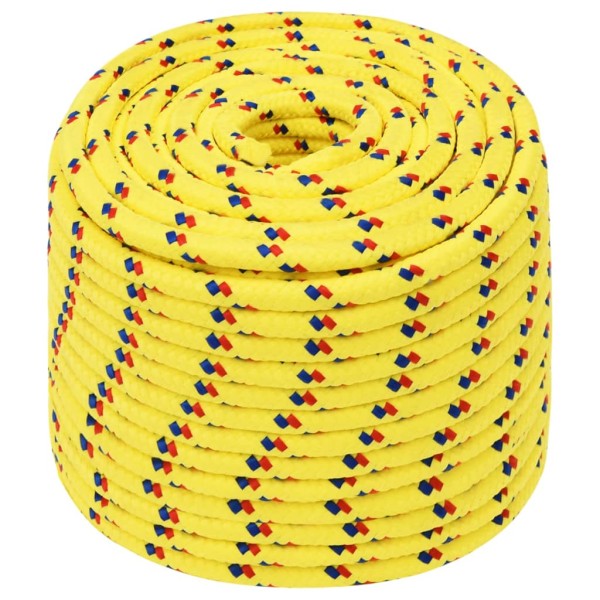 Cuerda de barco polipropileno amarillo 12 mm 25 m