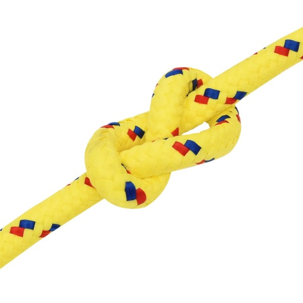 Cuerda de barco polipropileno amarillo 12 mm 25 m