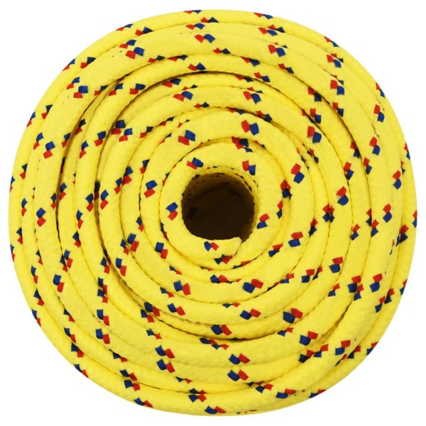 Cuerda de barco polipropileno amarillo 14 mm 50 m