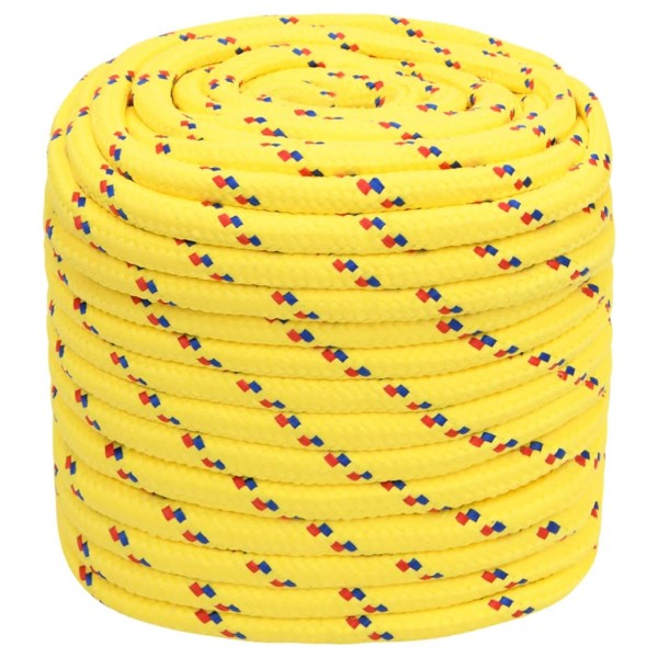 Cuerda de barco polipropileno amarillo 18 mm 25 m