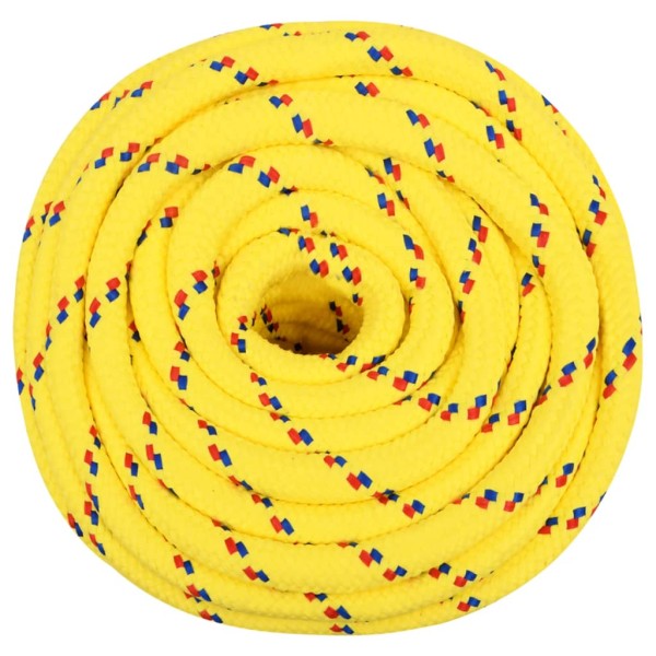 Cuerda de barco polipropileno amarillo 18 mm 25 m