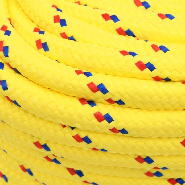 Cuerda de barco polipropileno amarillo 18 mm 25 m