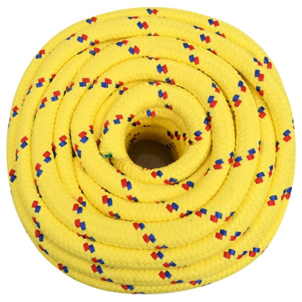 Cuerda de barco polipropileno amarillo 20 mm 100 m