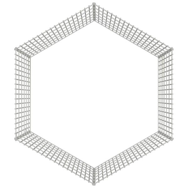 Jaula para conejos 6 paneles hierro galvanizado 54x60 cm