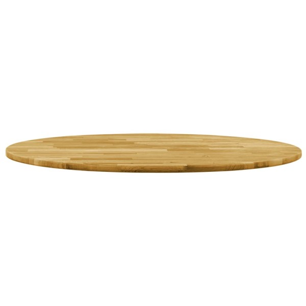 Superficie de mesa redonda madera maciza de roble 23 mm 500 mm