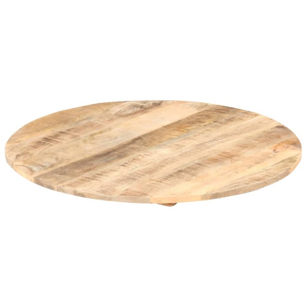 Superficie de mesa redonda madera maciza de mango 15-16 mm 50cm