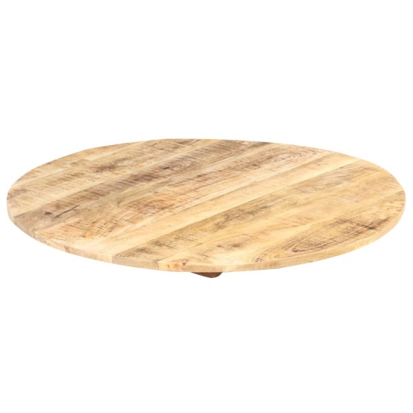 Superficie de mesa redonda madera maciza de mango 15-16 mm 50cm