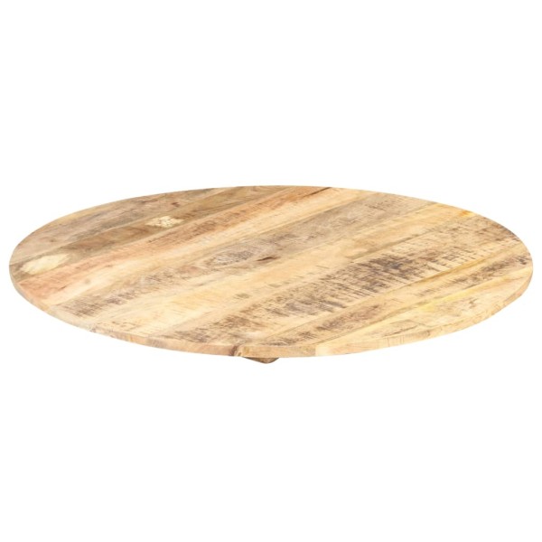 Superficie de mesa redonda madera maciza de mango 15-16 mm 50cm