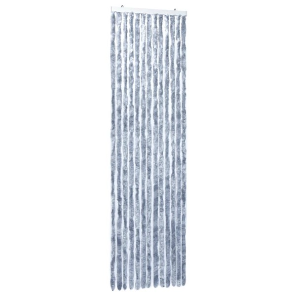 Cortina mosquitera plateada chenilla 56x200 cm