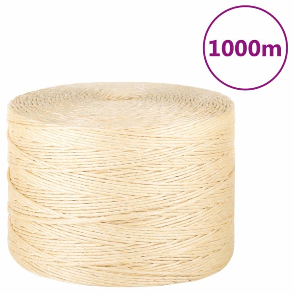 Cuerda 100% sisal 3 mm 1000 m