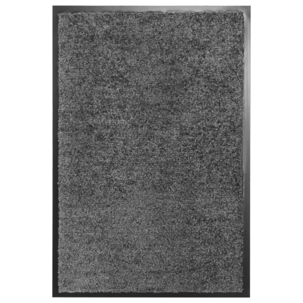 Felpudo lavable gris antracita 40x60 cm