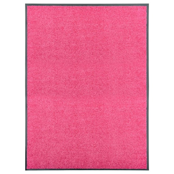 Felpudo lavable rosa 90x120 cm