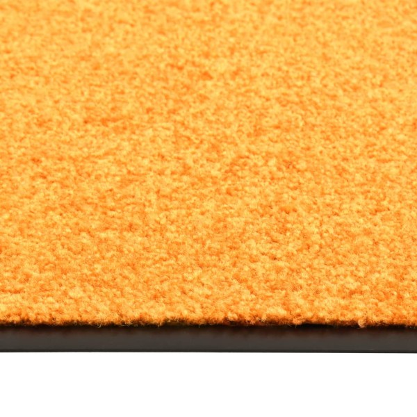 Felpudo lavable naranja 90x150 cm