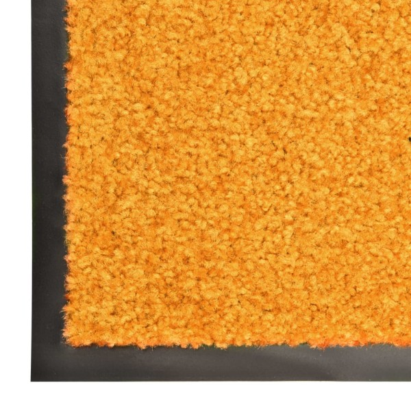 Felpudo lavable naranja 90x150 cm