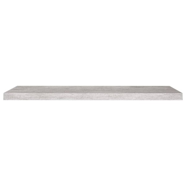 Estante flotante de pared gris hormigón MDF 90x23,5x3,8 cm