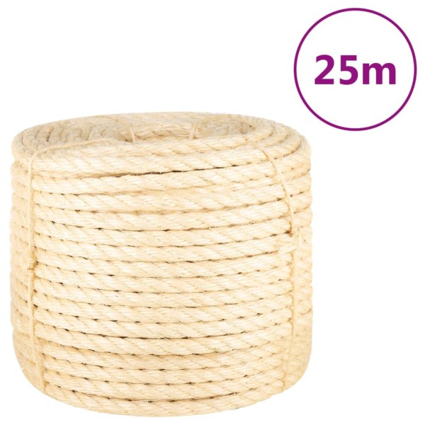 Cuerda 100% sisal 14 mm 25 m