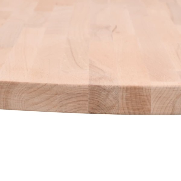 Tablero redondo de madera maciza de haya Ø70x1,5 cm