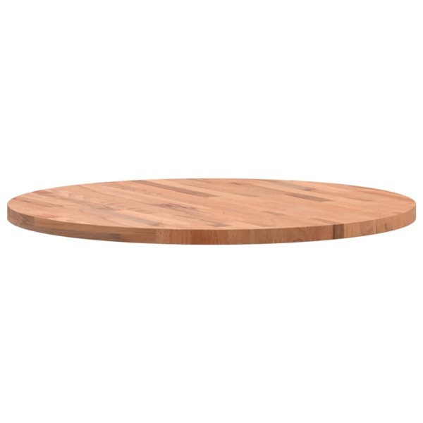 Tablero redondo de madera maciza de haya Ø70x2,5 cm