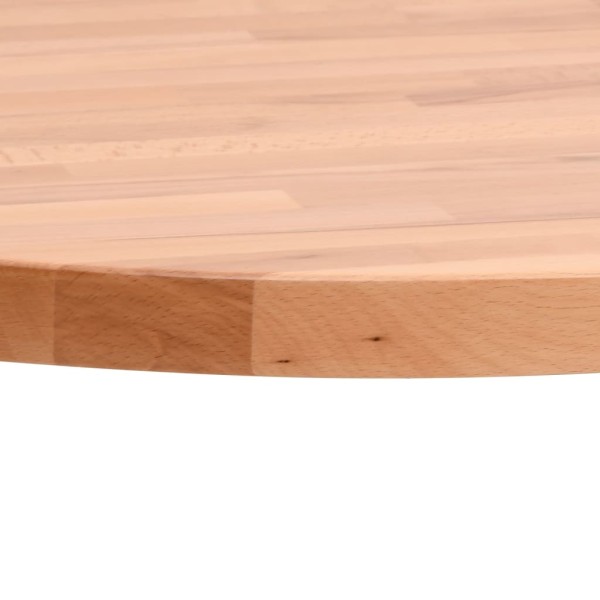 Tablero redondo de madera maciza de haya Ø90x1,5 cm