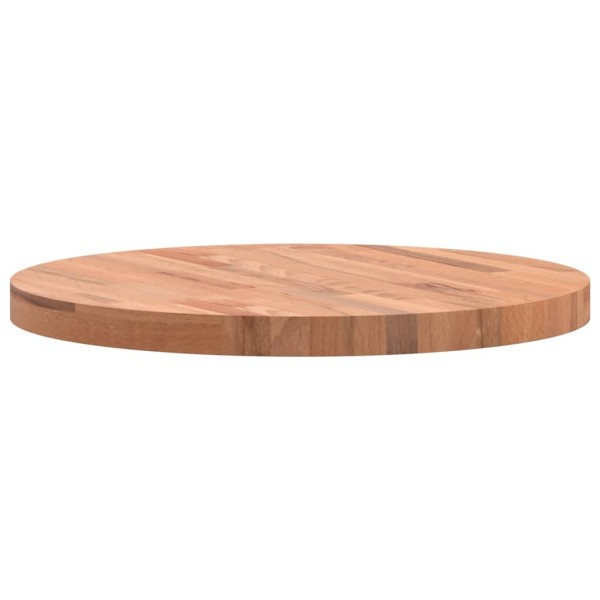 Tablero redondo de madera maciza de haya Ø60x4 cm