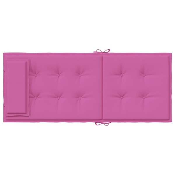 Cojines para silla con respaldo alto 4 uds tela Oxford rosa