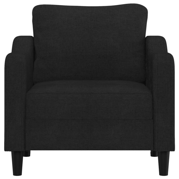 Sillón de tela negro 60 cm