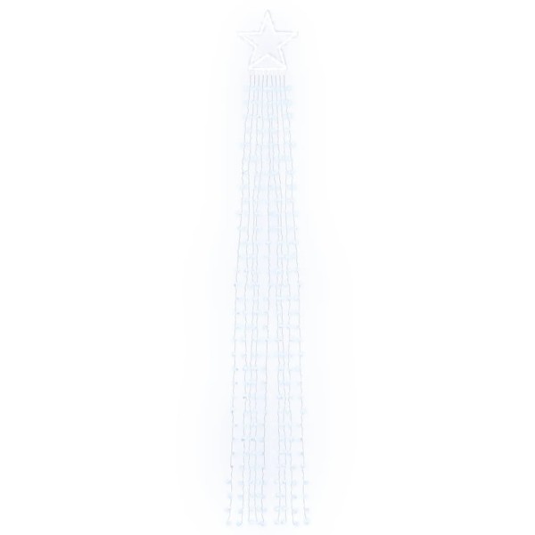 Luces para árbol de Navidad 320 LEDs blanco frío 375 cm